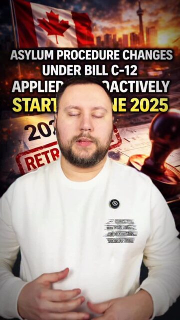 🇨🇦Зміни в процедурі біженства за законом C-12 застосовуються ретроактивно з червня 2025 року🇨🇦#bosakimmigration #канада #українцівканаді #імміграція #canadaimmigration